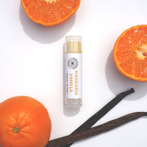 Mandarin & Vanilla Lip Balm by Pleiadians Handmade