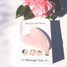 Rose Quartz Gua Sha Massage Tool