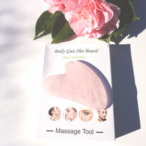 Rose Quartz Gua Sha Massage Tool