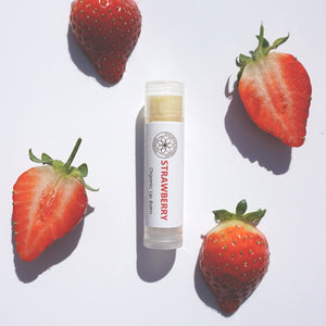 Strawberry Organic Lip Balm by Pleiadians Handmade
