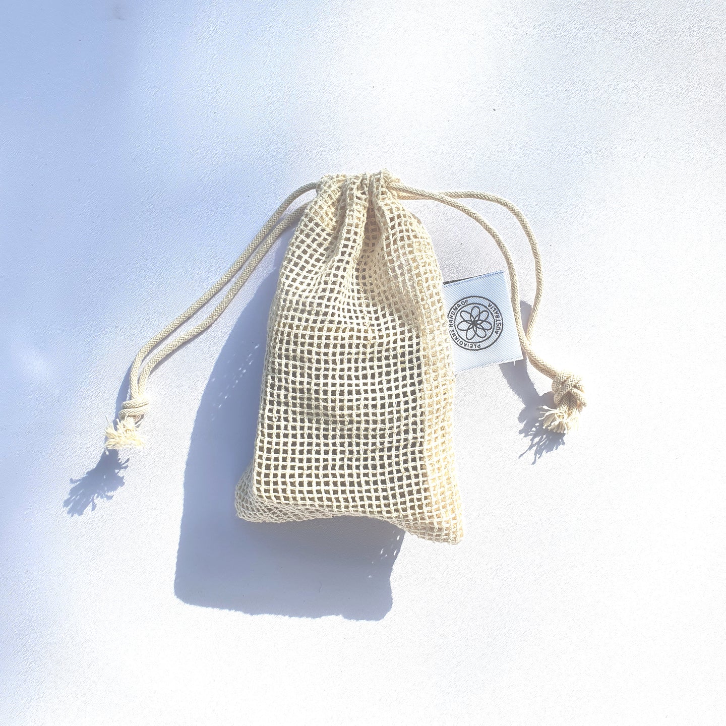 Cotton Mesh Soap Bag